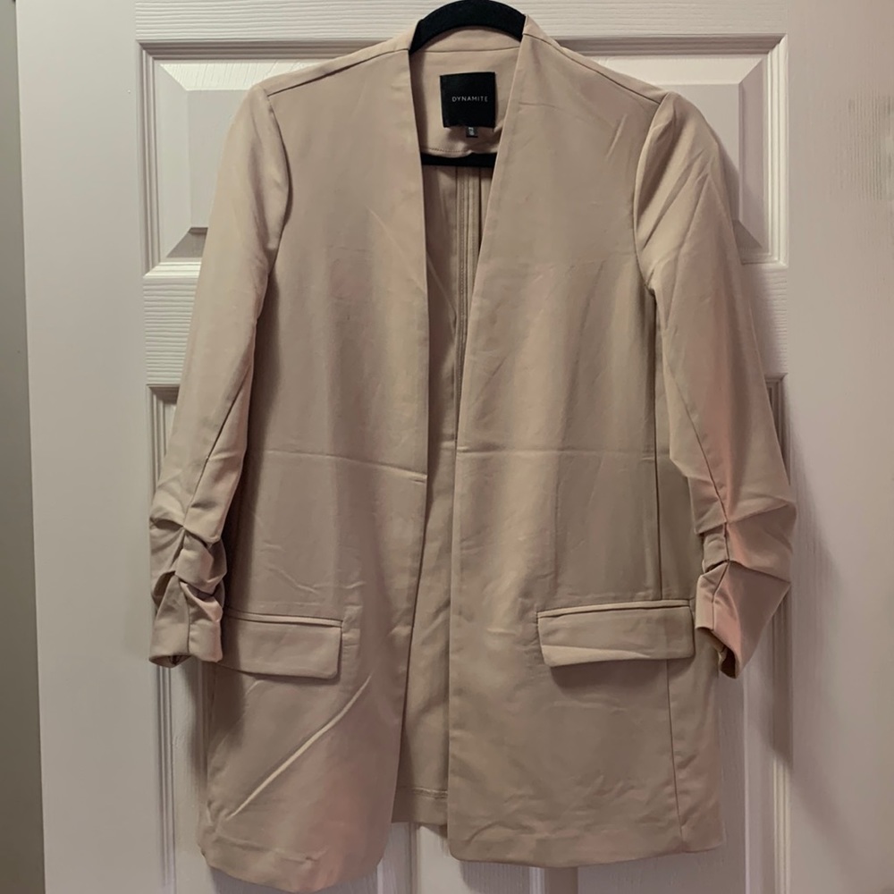 Dynamite blazer,beige color size small NWOT